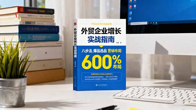 外贸企业增长实战指南，八步法、爆品选品、营销布局，业绩增长300%-lhxm
