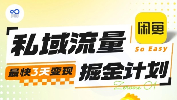 私域流量掘金计划实战训练营，最快3天变现-lhxm