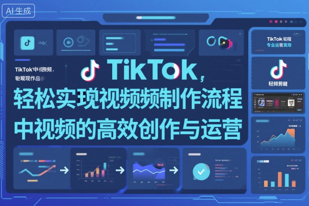 TikTok中视频制做流程，轻松实现Tk中视频的高效创作与运营-lhxm
