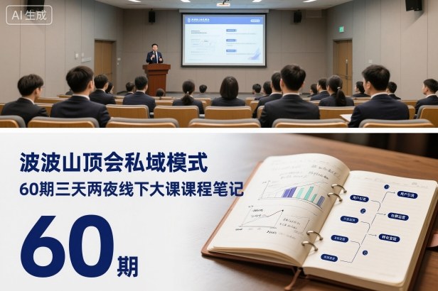 波波山顶会私域模式60期三天两夜线下大课课程笔记(文档)-lhxm