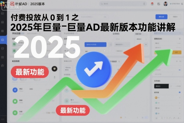 付费投放从0到1之2025年巨量AD最新版本功能讲解-lhxm